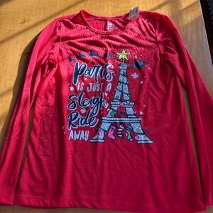 Justice Parisian Christmas Pajama Set